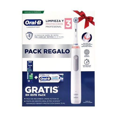 Oral-B Pro 3 Cepillo Eléctrico con 2 Recambios