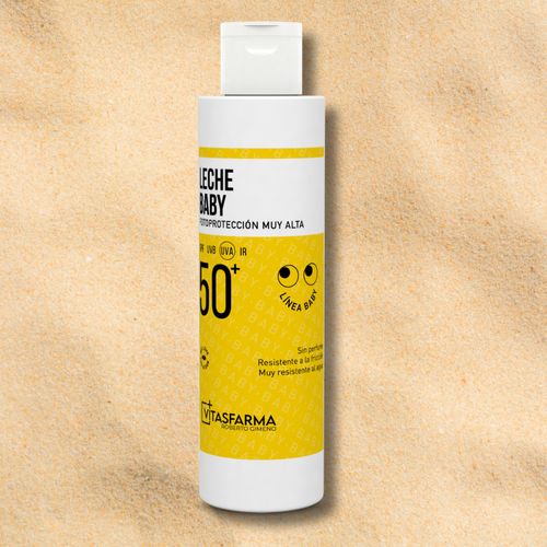 Leche solar baby SPF 50+ 250 ml Vitasfarma Roberto Gimeno