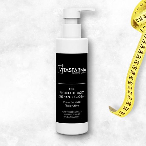 Gel anticelulítico drenante global 300 ml Vitasfarma Roberto Gimeno