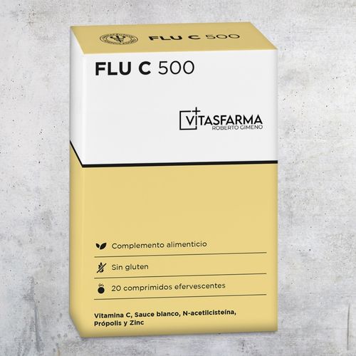 Flu C 500 20 comprimidos Vitasfarma Roberto Gimeno