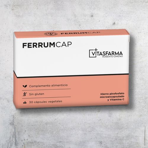 Ferrumcap 30 cápsulas vegetales Vitasfarma Roberto Gimeno