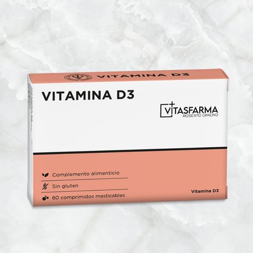 Vitamina D3 60 comprimidos Vitasfarma Roberto Gimeno