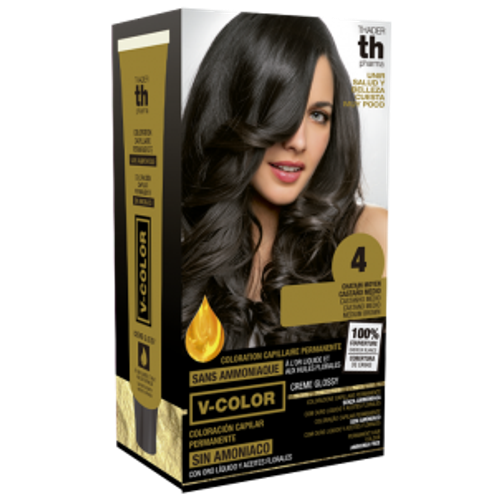 Kit Tinte en casa TH pharma 4 castaño medio