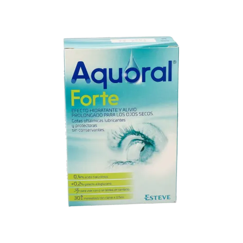 AqAquoral Forte Gotas Oftálmicas Lubricantes 30 Monodosis x 0.5ml