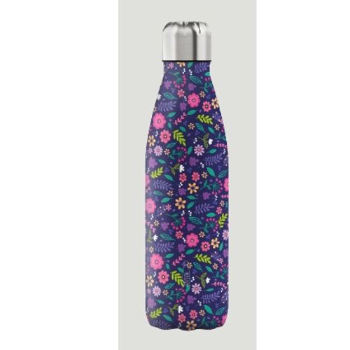 Ampolla acer reciclat 450 ml - cartoon flowers