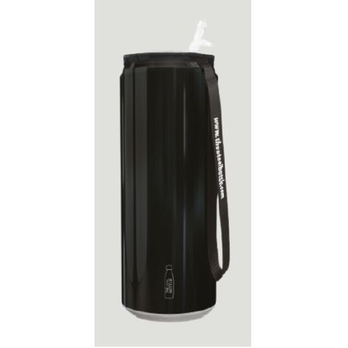 Llauna acer reciclat 450 ml - negra