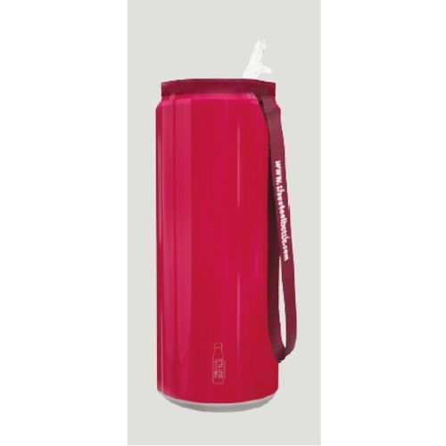 Llauna acer reciclat 450 ml - vermell maduixa