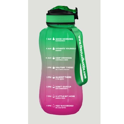 Ampolla 2,2l tritán bpa free - rosa i verd