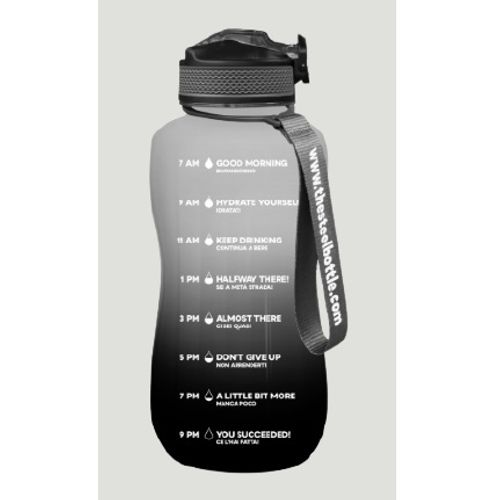 Ampolla 2,2l tritán bpa free - blanc i negre