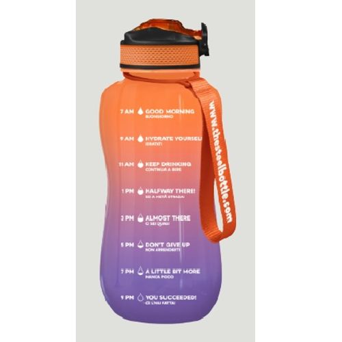 Ampolla 2,2l tritán bpa free - púrpura i taronja