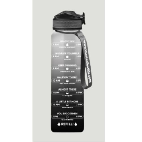 Ampolla 1l tritán bpa free - blanc i negre