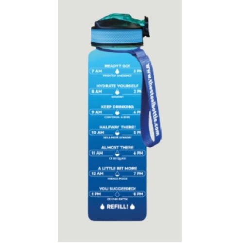 Ampolla 1l tritán bpa free - blau i aiguamarina