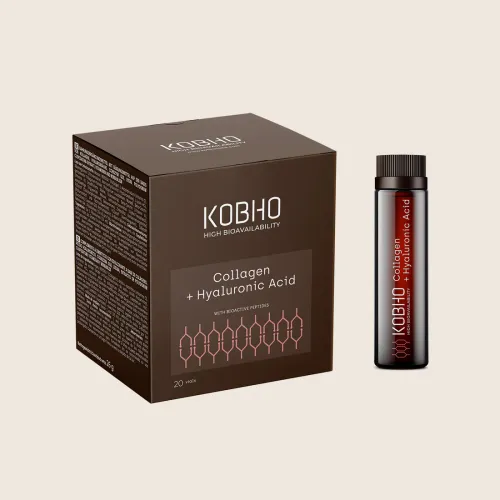 Collagen + hyaluronic acid liquido kobho  20 viales 25 ml