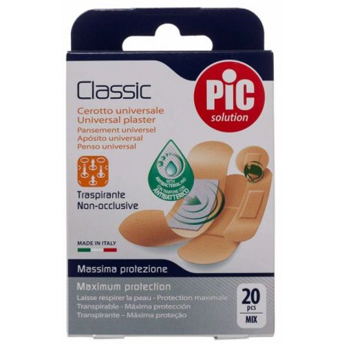 Pic Classic Aposito Antibacteriano Surtido 20 Us
