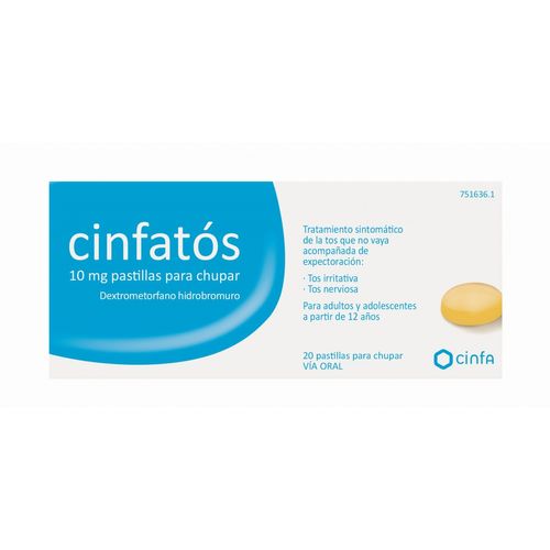 Cinfatos 10 mg 20 pastillas para chupar