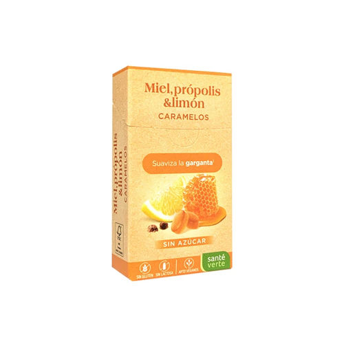 Santé Verte Caramelos Miel, Própolis y Limón Caja 35g