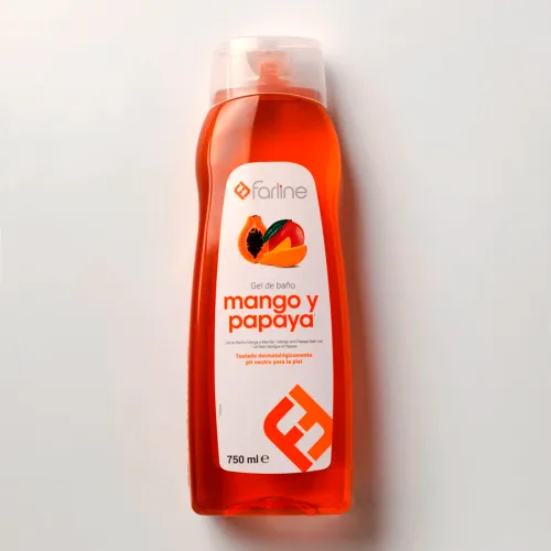 FARLINE GEL DE BAÑO MANGO Y PAPAYA 750ML