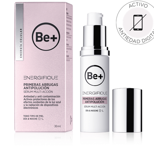 Be+ ENERGIFIQUE PRIMERAS ARRUGAS ANTIPOLUCIÓN Sérum Multi Acción 30ml