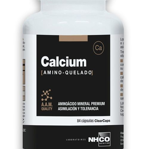 NHCO Calcium Calcio Amino-quelado 84 cápsulas