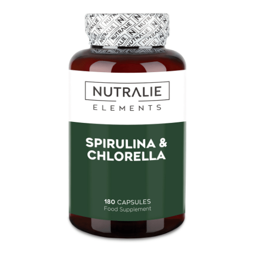 Nutralie Espirulina y Chlorella 180 cápsulas