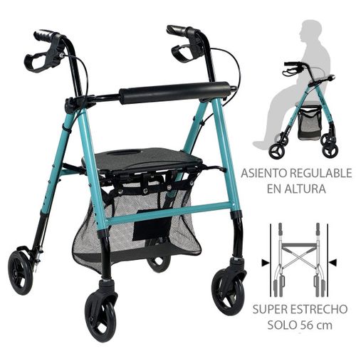 Rollator Aluminio Frenos Zen