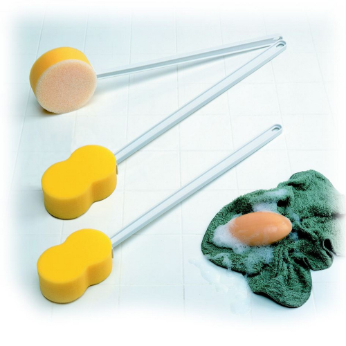 Esponja de baño mango anatómico