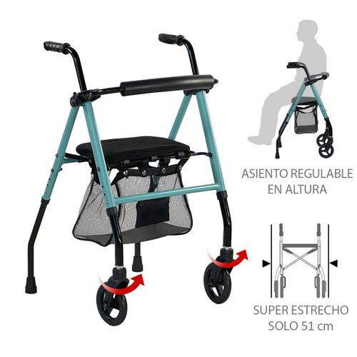 Andador Ruedas Y Tacos Zen