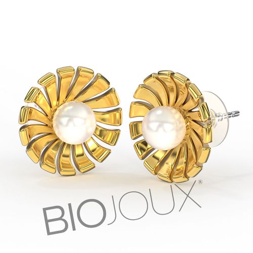 Biojoux Pendiente Aghata Perla 16mm