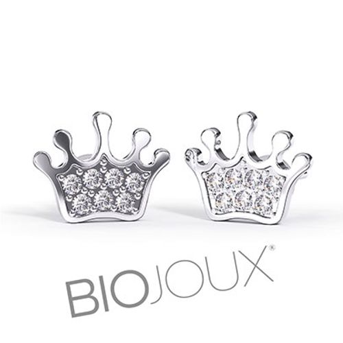 Biojoux Pendiente Corona 8mm