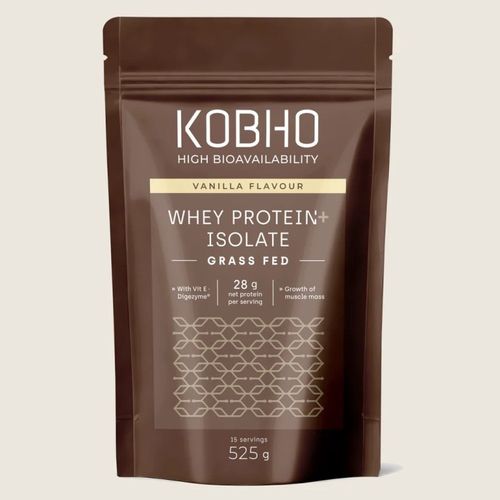 Kobho Proteína Whey  Aislada Vainilla 525g