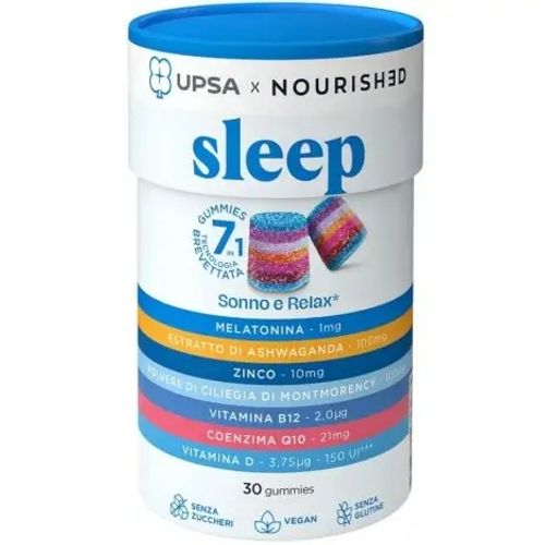 UPSA X NOURISHED SLEEP 30 GUMMIES SABOR AFRUTADO