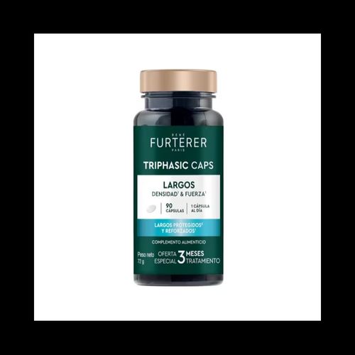 Rene Furterer Triphasic 90Caps Cabello Largos, Densidad & Fuerza