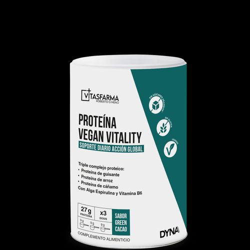 Proteína vegan vitality Dyna Vitasfarma Roberto Gimeno