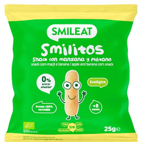 Smileat Smilitos de manzana y plátano