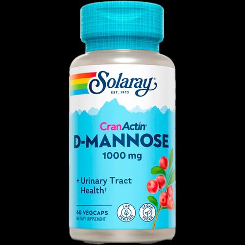 Solaray d-mannose+cranactin 60 vegcaps
