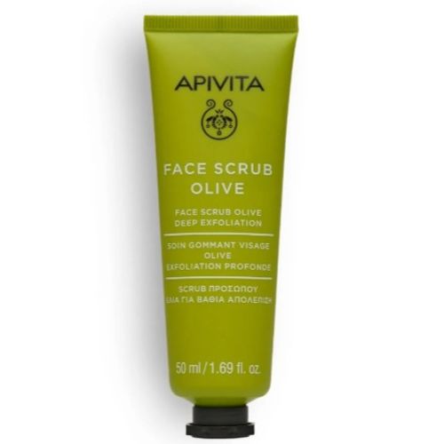Apivita face scrub profundo oliva tubo 50ml