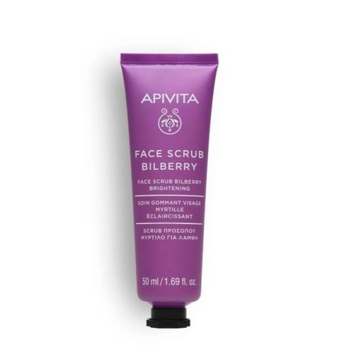 Apivita face scrub medio arandano tubo 50ml