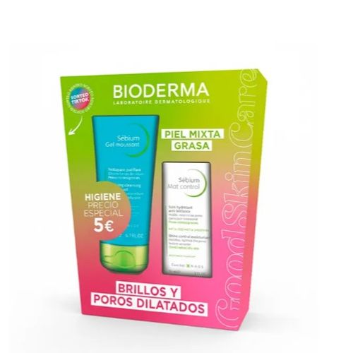 Bioderma pack sebium gel moussant + mat control