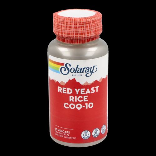 Solaray levadura arroz rojo & q10 60 vegcaps