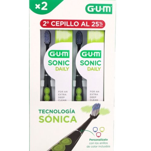 Gum Sonic Daily pack 2 cepillos eléctricos la 2nda unidad al 25%