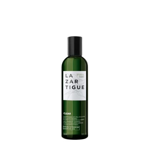 Lazartigue Champú Clear Anticaspa Cuero Cabelludo Graso 250 Ml