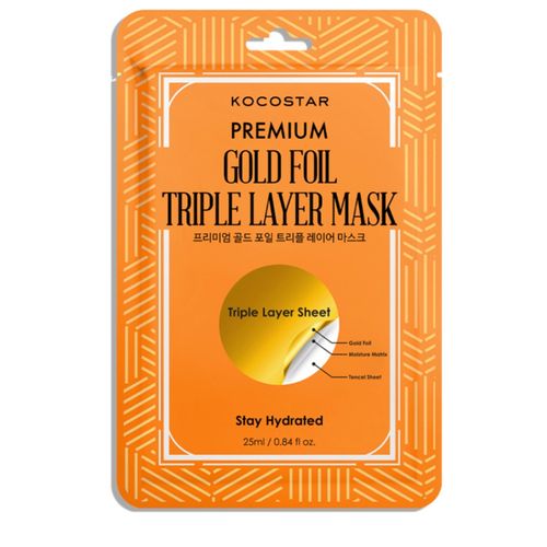 Kocostar Premium Gold Foil Triple Layer Mask