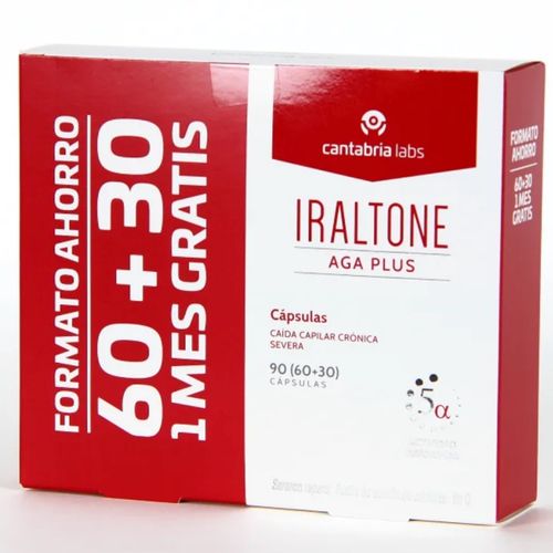 Iraltone AGA Plus Capsules Pack 60 + 30 caps