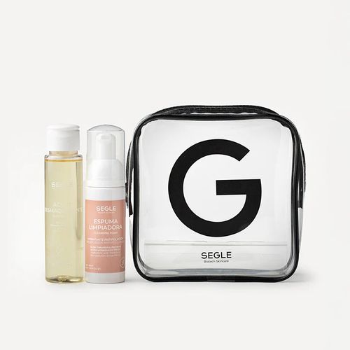 Segle Pack Doble Limpieza Viaje Espuma + Aceite
