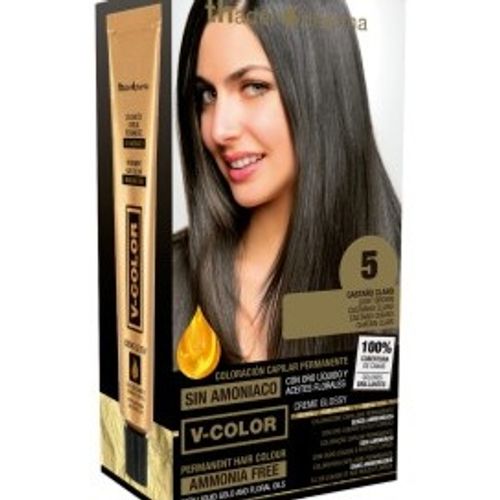 Thader PHARMA COLORACION PERMANENTE S/AMONIACO  Nº 5  CASTAÑO CLARO.