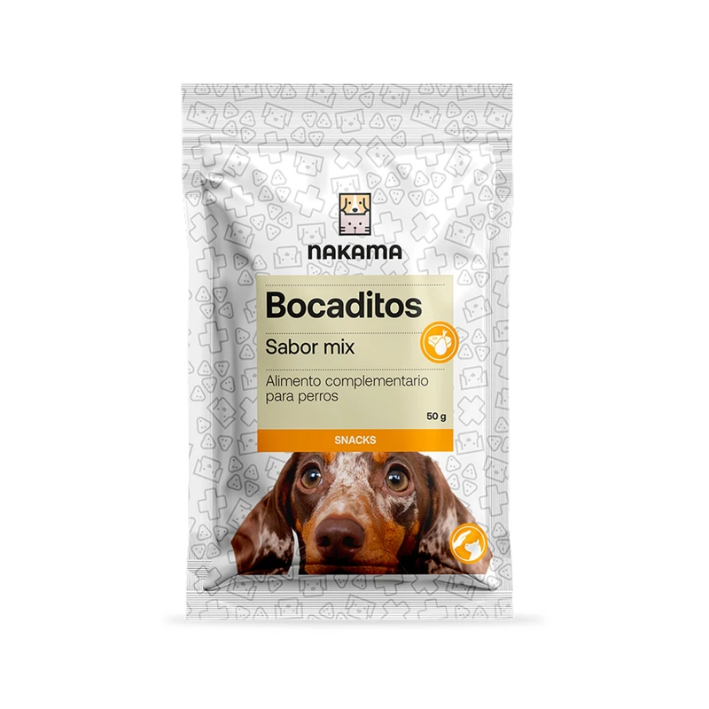 Bocaditos sabor a carne asada y pollo para perros