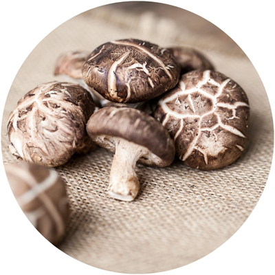 Melena de le&oacute;n y shiitake